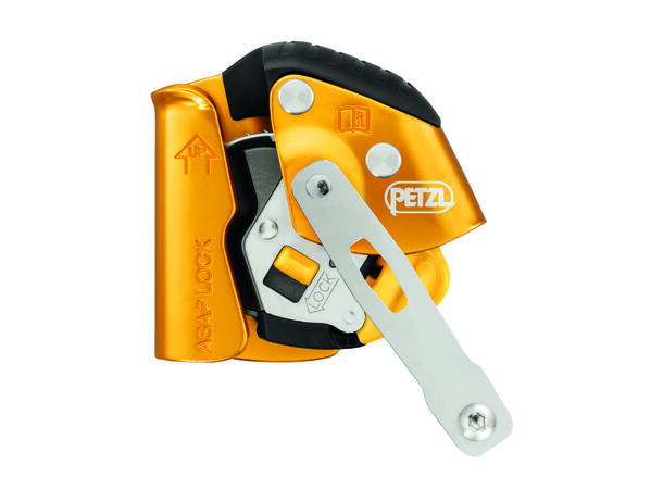 PETZL ASAP LOCK Løpebrems for tau Låsbar, for 10-13mm tau