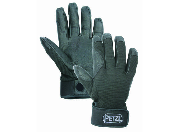 PETZL CORDEX Hansker, Sort Medium