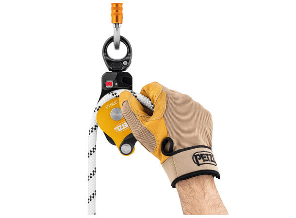 PETZL SPIN L2 Double pulley WLL 800kg, Ø7 - 13mm Tau, Gul