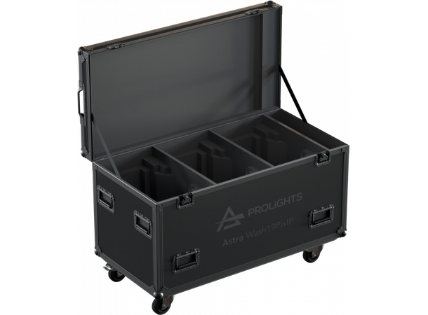 PROLIGHTS Flightcase Astra Wash19PIXIP 3 x Astra Wash19pixIP
