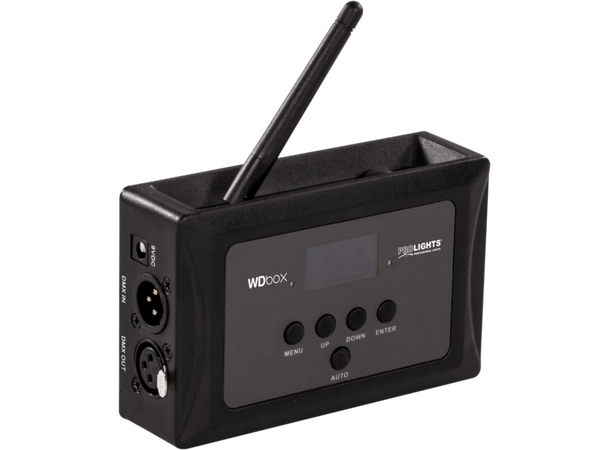 PROLIGHTS WDBOX Wireless DMX Transceiver Wireless DMX Transceiver, IN\/OUT 3-pin