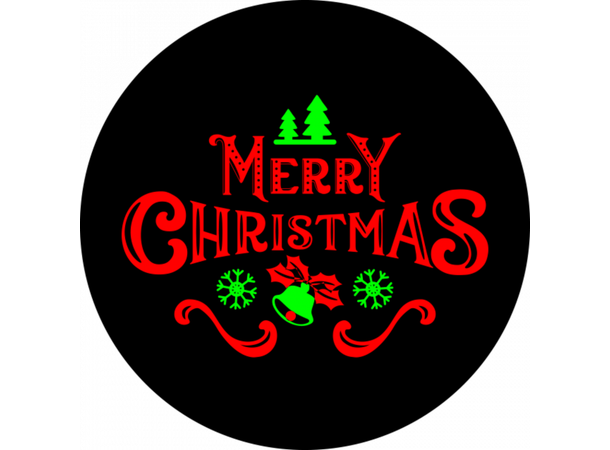 Prolights Gobo xmas Bell Greetings 3 F size,  2 Colors