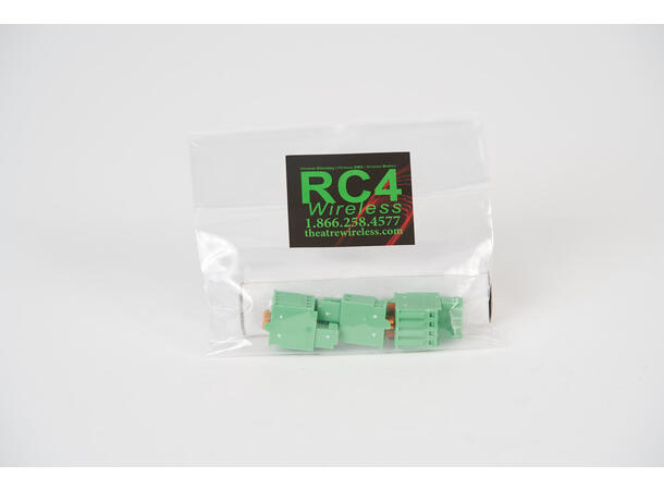 RC4 WIRELESS Phoenix plugg sett For DMXpix, LumenDimPix, W-DIMpix m.fl