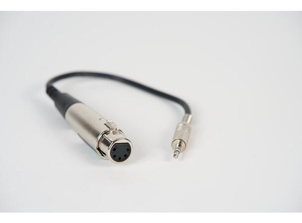 RC4 WIRELESS S3DMX5FA, Adapterkabel 3.5mm Minijack til 5-Pin XLR (Hun)