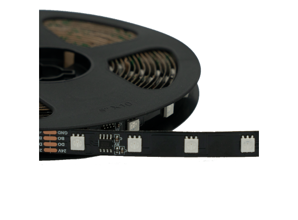 SBL LED strip RGB 48 LED/m Pixelkontroll 5 meter, 10mm, innendørs. 24V. BPR