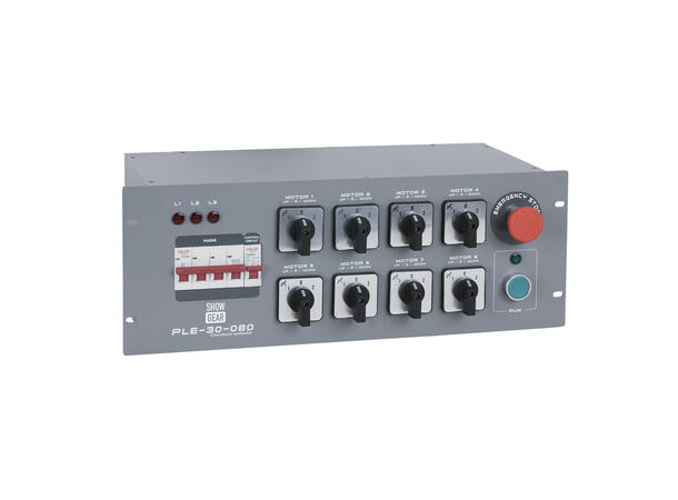 SHOWGEAR PLE-30-080 Controller, B-Vare Direct control, 8 ch, 400VAC 3-Fas