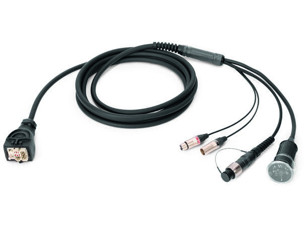 SOMMER OH1A-L01/01-1000 Multikabel 10m. Multipin, 4 x Fiber, XLR T/R, Strøm