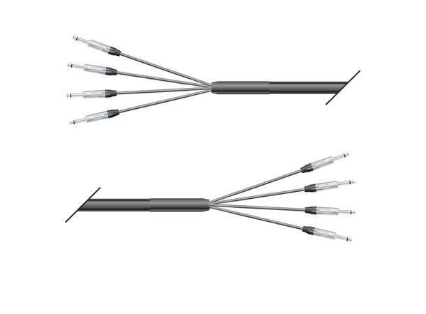 SOMMER QMN2 Multikabel, 04/00- 200 2m, 4 + 4 J/J, Neutrik
