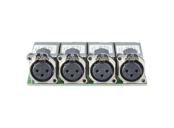 SOMMER SBC13-4XF1:1+1L Trafomodul 4x XLR3f, 1:1+1 Lundahl trafo