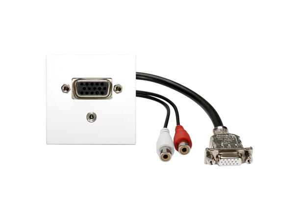 SOMMER W45W-3645 SYSWALL45 Modul Hvit. VGA/3.5mm Minijack. Kabel ut
