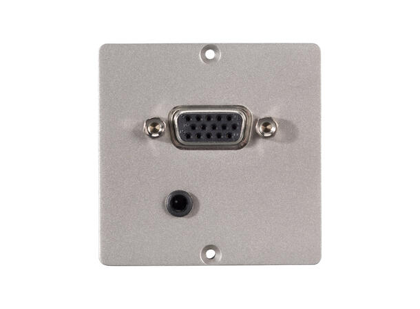 SOMMER W50M-2514 SYSWALL50 Modul Stål. 1 x VGA, 1 x 3.5mm MJ. Skruterm.