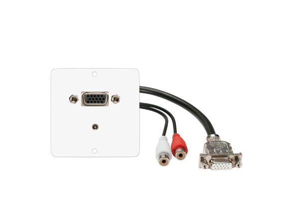 SOMMER W50W-4678 SYSWALL50 Modul Hvit. 1 x VGA/VGA, 1 x 3.5mm/3.5mm MJ