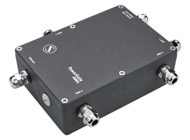 SUNDRAX PowerGate Arma 4 x DMX I/O, 1 x Ethernet, IP65, AC
