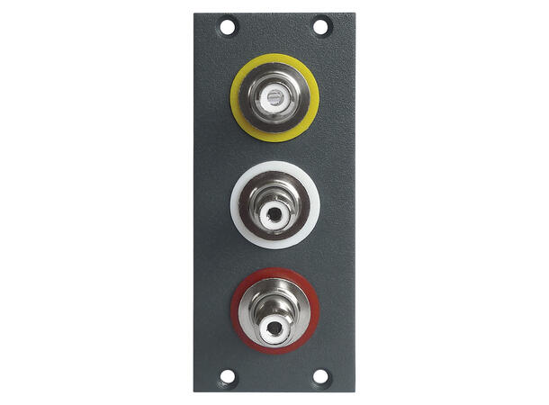 SYSBOXX SYC1-1001 Frontpanel 3x RCA female, AV