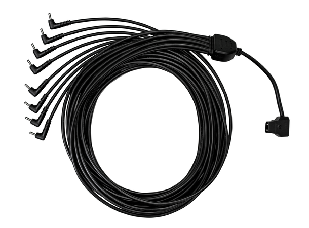 ASTERA D-Tap Splittkabel koble 8 NYX-pærer til V-mount batteri