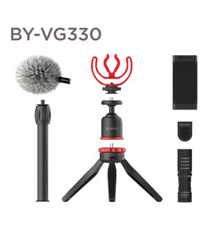 BOYA BY-VG330 Livestream Kit Mikrofon og stativ