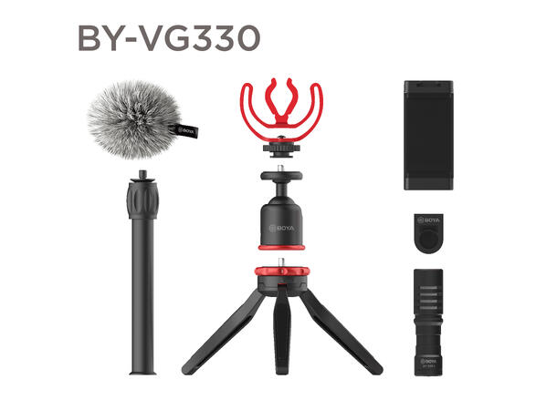 BOYA BY-VG330 Livestream Kit Mikrofon og stativ
