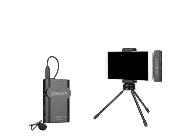 BOYA BY-WM4 PRO-K5 trådløst mikr.syst 1 kanal. 2.4GHz. USB-C for Android