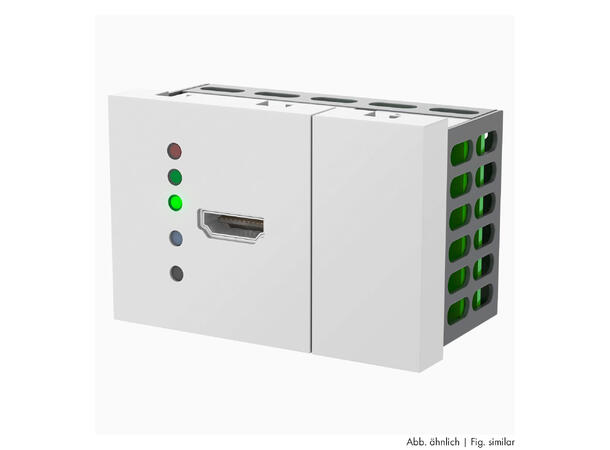 CARDINAL DVM W45W-3455 HDBaseT Modul Hvit. HDBaseT sendermodul, 45x45mm