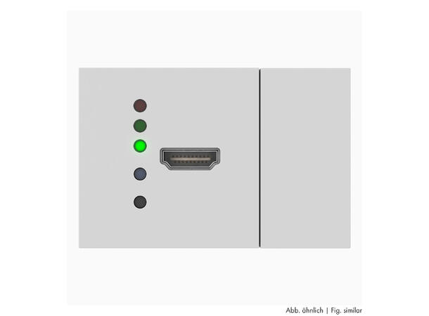 CARDINAL DVM W45W-3455 HDBaseT Modul Hvit. HDBaseT sendermodul, 45x45mm
