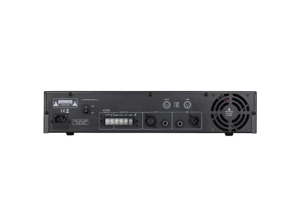 CLEVER ACOUSTICS SL240 Forsterker 240W, 70/100V, 4 - 16Ohm