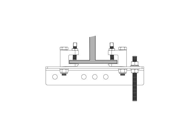 DOUGHTY bjelkeklemme 150-300mm SWL 500Kg