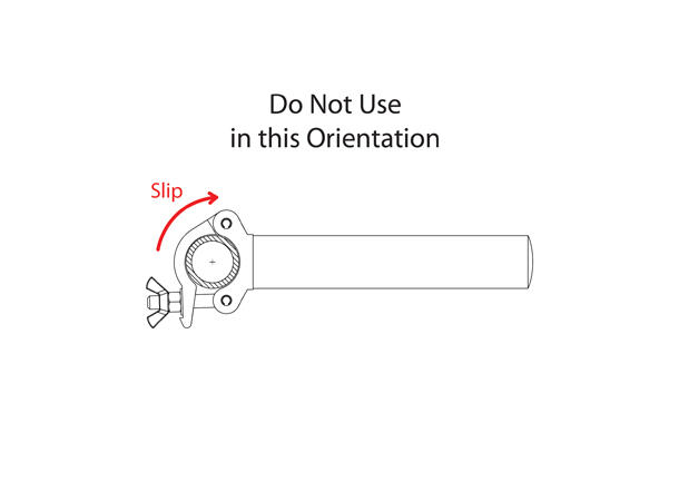 DOUGHTY rør til rør clamp 90°, 1000mm SWL: 200Kg