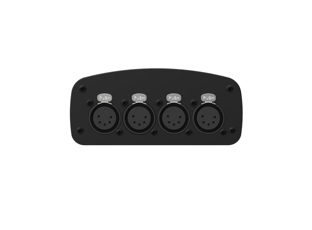ENTTEC 70579 DSPLIT DMX Splitter Isolated, 5/3 pin in, 4 x 5 pin out