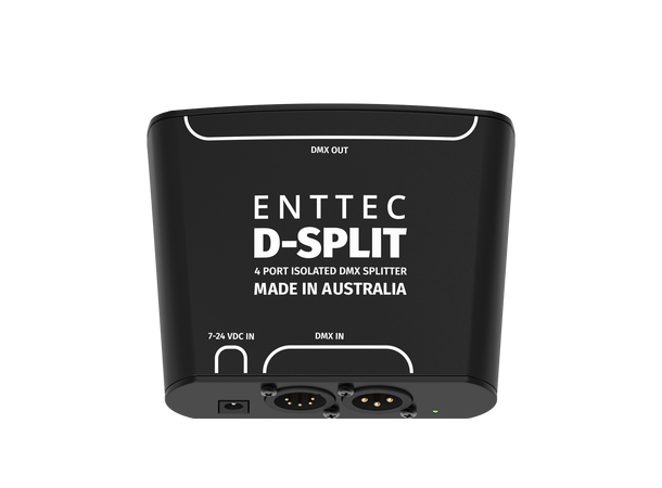 ENTTEC 70579 DSPLIT Splitter Isolated, 4 port, 5/3 pin in, 5 pin out