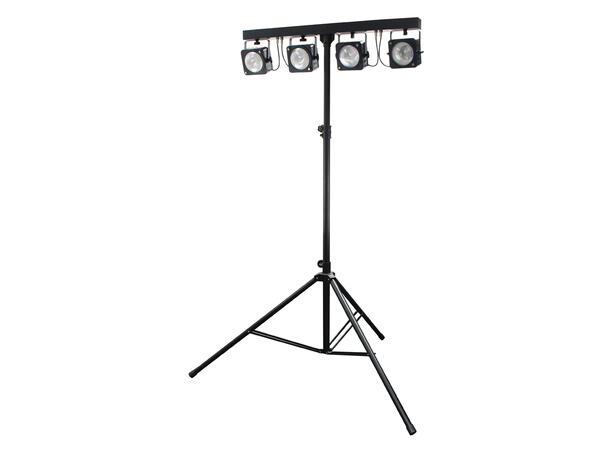 EQUINOX Gigabar COB System Lyspakke 4 x 30W RGB LED. Stativ og bag inkludert