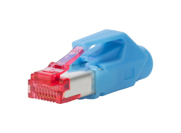 HIROSE RJ45C6-BL Cat.6, 250Mhz Blå. Maks kabel Ø6.6mm