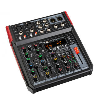 JB SYSTEMS Live-6 Miksepult 2 x mic, 2 xstereo, USB