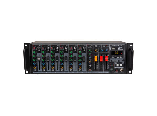 JB SYSTEMS Liverack-10 Miksepult 6 x mic, 4 xstereo, USB, 19"