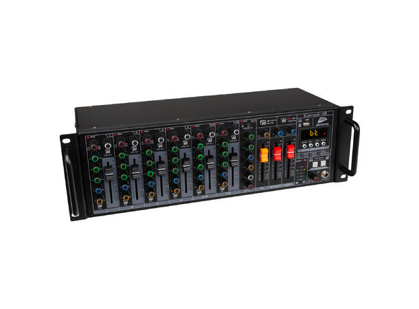 JB SYSTEMS Liverack-10 Miksepult 6 x mic, 4 xstereo, USB, 19"