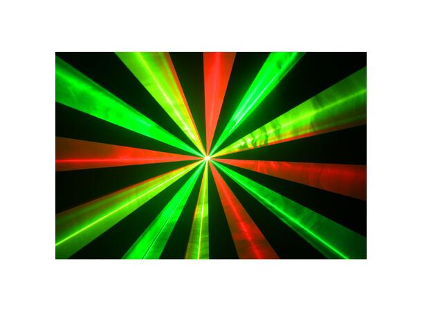 JB SYSTEMS SMOOTH SCAN-3 Mk2 LASER 50 mW Grønn + 100mW Rød