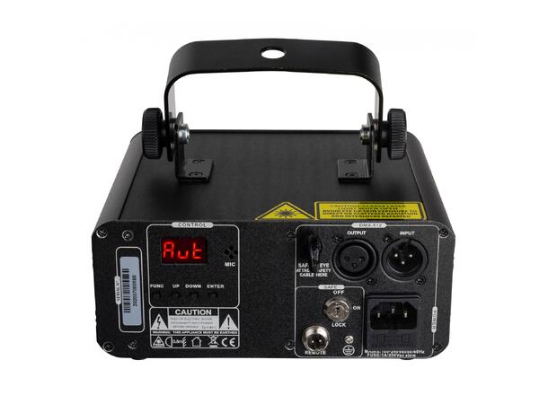 JB SYSTEMS SMOOTH SCAN-3 Mk2 LASER 50 mW Grønn + 100mW Rød