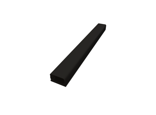 KAGU Kabelgate 35x20mm, 2 meter 35x20mm kanal Svart m/tape