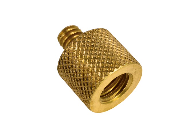 KUPO KS-052 3/8" hun til 1/4" han adapt. Messing