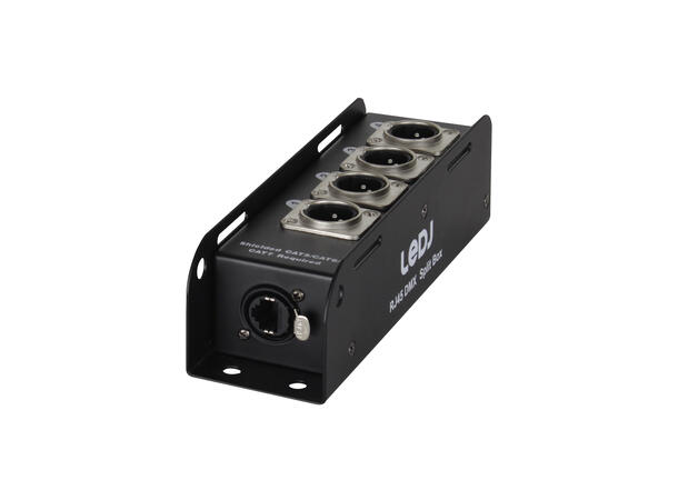 LEDJ Stageboks Ethercon/4 x XLR han 3p Neutrik Ethercon