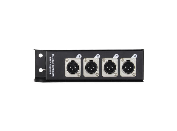 LEDJ Stageboks Ethercon/4 x XLR han 3p Neutrik Ethercon