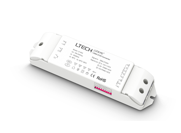 LTECH DMX til 0-10V konverter Med RDM