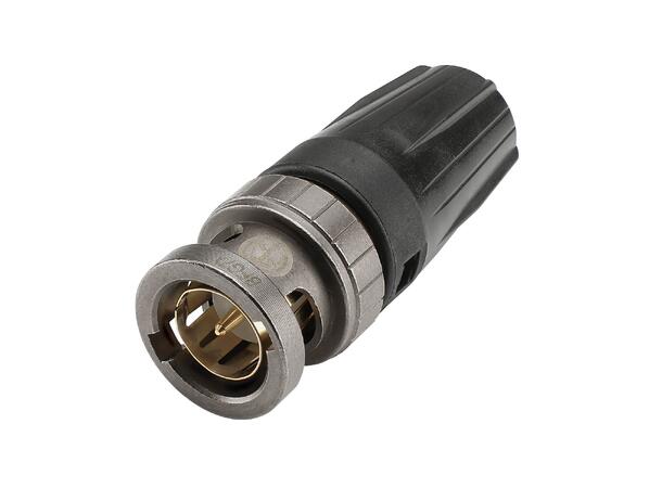 NEUTRIK NBNC75BFG7X Rear Twist UHD-SDI Krympekapasitet 1.07/5.0, Maks Ø4.7mm
