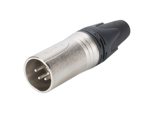 NEUTRIK NC4MXX 4-pin XLR han plugg Nikkel