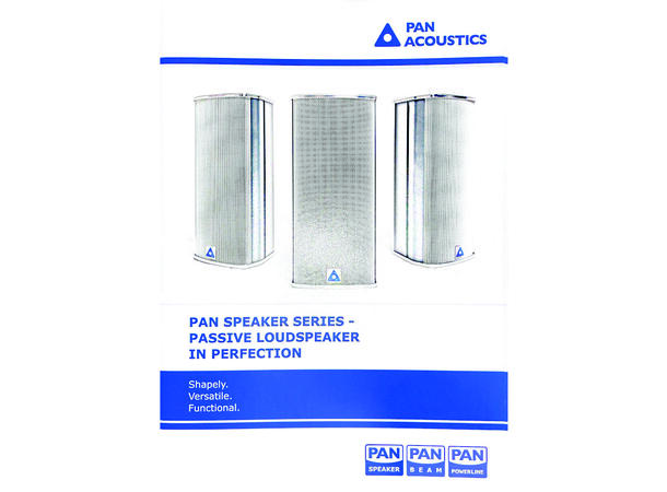 PAN ACOUSTICS Katalog, Speaker series 2021-22
