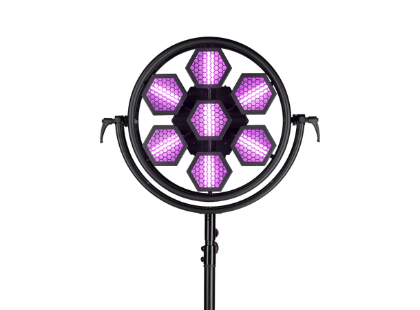 PORTMAN P1 Mini LED 7x LED filament + 7x RGBW Glow, WDMX