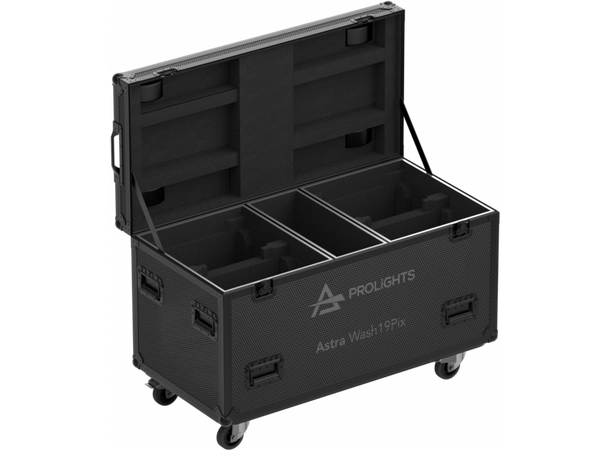 PROLIGHTS Flightcase Astrawash19pix 4 x Astrawash19pix / Jetwash19