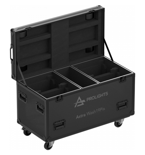 PROLIGHTS Flightcase Astrawash19pix 4 x Astrawash19pix / Jetwash19