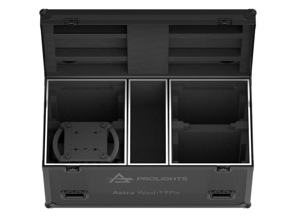 PROLIGHTS Flightcase Astrawash19pix 4 x Astrawash19pix / Jetwash19