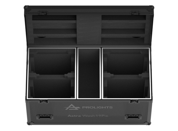 PROLIGHTS Flightcase Astrawash19pix 4 x Astrawash19pix / Jetwash19