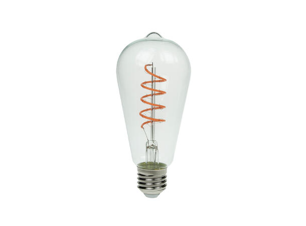 PROLITE LED Filament pære, Funkyfil E27 4W, Magenta, Ikke dimbar